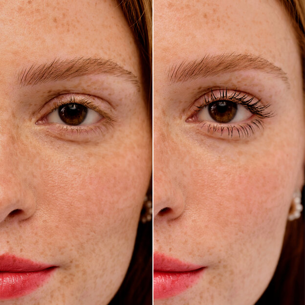 Lash Fan Club before and after model